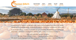 Desktop Screenshot of farmerjohnspumpkins.com